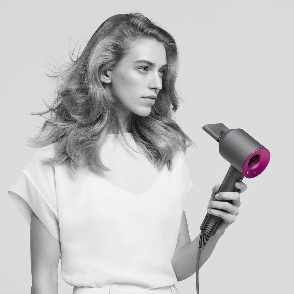 Dyson Supersonic Hair Dryer - Iron/Fuchsia - Refurbished