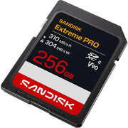 Sandisk NEW!  256GB Extreme PRO SD UHS-II V90 Memory Card, Up to 310MB/s Read (New 2026)