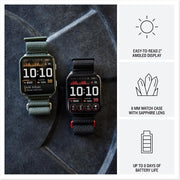 Garmin Venu X1 Premium GPS Smartwatch Black Titanium with 24mm Band Bundle