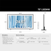 Samsung 75" The Frame Pro Neo QLED 4K TV (2026) w/ 26 Month Protection Bundle
