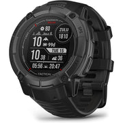 Garmin Instinct 2X Solar Rugged GPS Smartwatch Tactical Edition Blk+Band Bundle