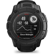 Garmin Instinct 2X Solar Rugged GPS Smartwatch Tactical Edition Blk+Band Bundle