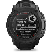 Garmin Instinct 2X Solar Rugged GPS Smartwatch Tactical Edition Blk+Band Bundle