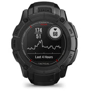 Garmin Instinct 2X Solar Rugged GPS Smartwatch Tactical Edition Blk+Band Bundle