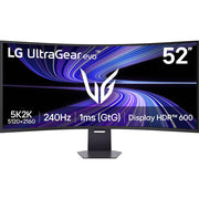 LG 52" UltraGear evo 5K2K 5120x2160 240Hz 1000R Curved Gaming Monitor, Black