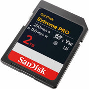 Sandisk NEW! 2TB Extreme PRO SD UHS-I V30 Memory Card, Up to 250MB/s Read (New 2026)