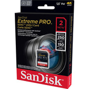 Sandisk NEW! 2TB Extreme PRO SD UHS-I V30 Memory Card, Up to 250MB/s Read (New 2026)