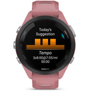 Garmin Forerunner 265S GPS Smartwatch Light Pink/Whitestone + Nylon Band Bundle