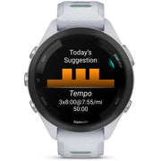 Garmin Forerunner 265S GPS Smartwatch Whitestone/Neo Tropic + Nylon Band Bundle