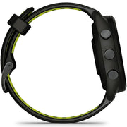 Garmin Forerunner 265S GPS Smartwatch Black/Amp Yellow with Nylon Band Bundle