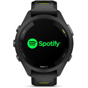 Garmin Forerunner 265S GPS Smartwatch Black/Amp Yellow with Nylon Band Bundle