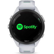 Garmin Forerunner 265S GPS Smartwatch Whitestone/Neo Tropic + Nylon Band Bundle