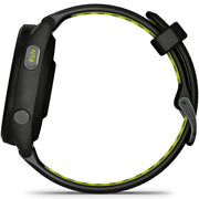 Garmin Forerunner 265S GPS Smartwatch Black/Amp Yellow with Nylon Band Bundle