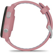 Garmin Forerunner 265S GPS Smartwatch Light Pink/Whitestone + Nylon Band Bundle