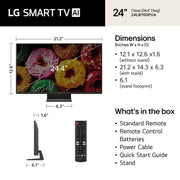 LG LB70 24" Full HD HDR10 Pro Smart LED TV