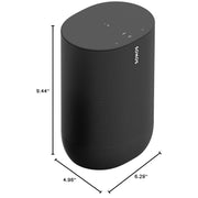 Sonos Move Battery-powered smart speaker, Wi-Fi and Bluetooth- Black - Refurbished