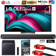 LG 77" C5 Series OLED evo 4K UHD webOS TV (2025) + Samsung Q-Series Soundbar Bundle