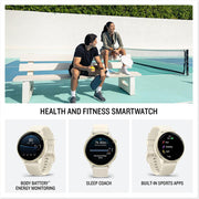 Garmin VIVOACTIVE 6 Health and Fitness GPS Smartwatch Green + Nylon Band Bundle