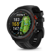 Garmin Approach S70 47 mm Premium GPS Golf Watch Black Band + Nylon Band Bundle