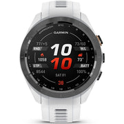 Garmin Approach S70 42 mm Premium GPS Golf Watch White Band + Nylon Band Bundle