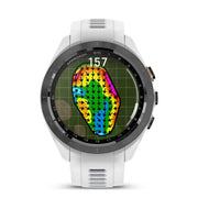 Garmin Approach S70 42 mm Premium GPS Golf Watch White Band + Nylon Band Bundle