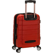 Rockland Melbourne Hardside 20" Expandable Spinner Carry-On Luggage, Red (F145)