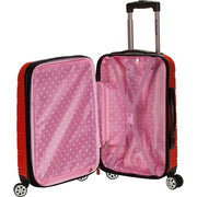 Rockland Melbourne Hardside 20" Expandable Spinner Carry-On Luggage, Red (F145)