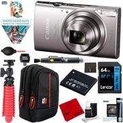 Canon PowerShot ELPH 360 HS A 20.2MP CMOS, 12x Zoom + 64GB Deluxe Accessory Bundle