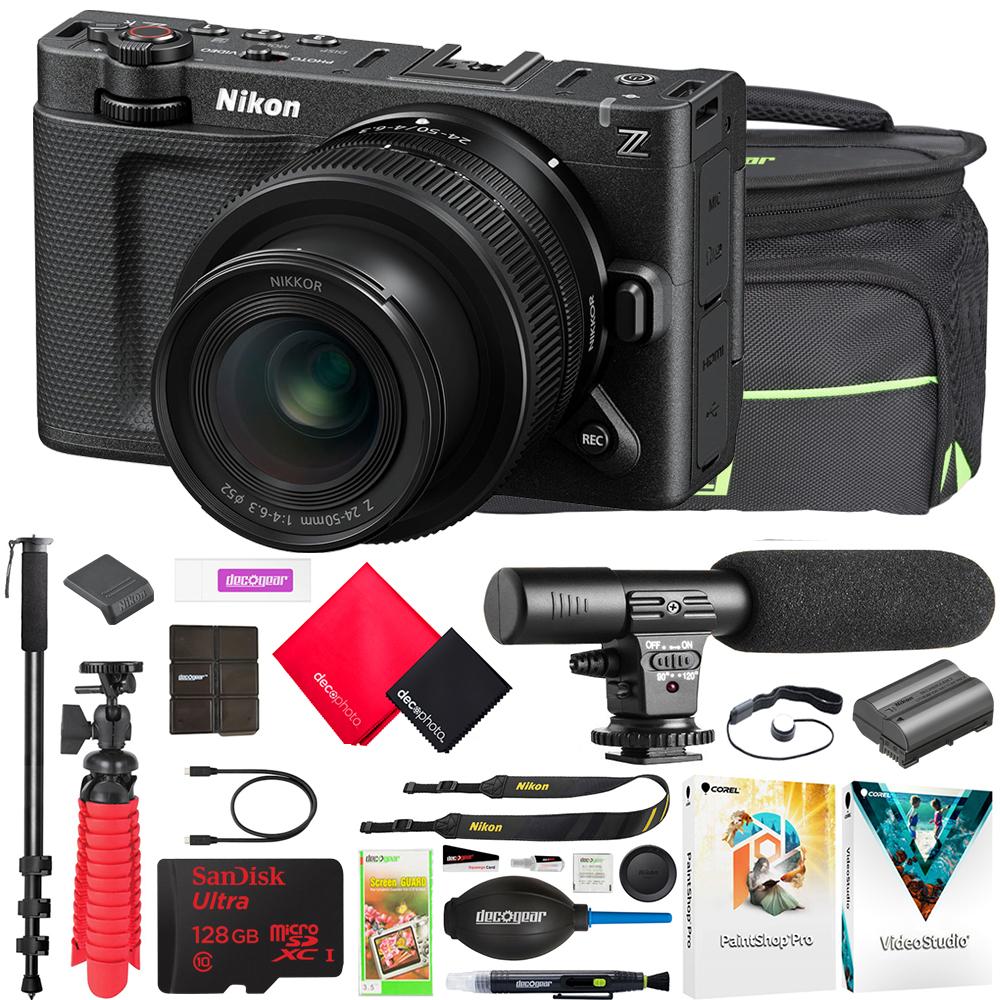 Nikon ZR Cinema Camera 6K Full-Frame (24-50mm Lens) 35mm Content Creator Bundle