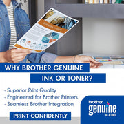 Brother Super High-yield Toner Cartridges 4 Pack CMYK with Deco Essentials Guide
