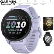 Garmin Forerunner 70 Cool Lavender with 26 Month Protection and Screen Protector