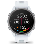Garmin Forerunner 170 Whitestone/Cloud Blue with Charging Dock Bundle