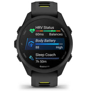 Garmin Forerunner 170 Music Black/Amp Yellow with Charging Dock Bundle