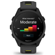 Garmin Forerunner 170 Music Black/Amp Yellow with Charging Dock Bundle