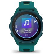 Garmin Forerunner 170 Music Teal Green/Citron with Charging Dock Bundle