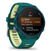 Garmin Forerunner 170 Music Teal Green/Citron with Charging Dock Bundle