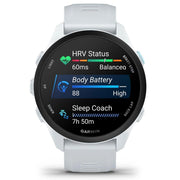 Garmin Forerunner 70 Whitestone with Deco Essentials Charging Dock Bundle