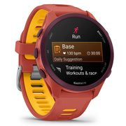 Garmin Forerunner 170 Music Red Pink/Mango with Charging Dock Bundle
