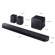 Samsung Q-Series Soundbar HW-Q990H 11.1.4ch Subwoofer & Rear Speaker (2026)