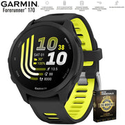 Garmin Forerunner 170 Black/Amp Yellow with 26 Month Protection