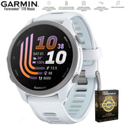 Garmin Forerunner 170 Music Whitestone/Cloud Blue with 26 Month Protection