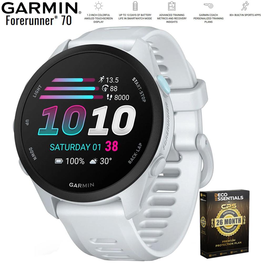 Garmin Forerunner 70 Whitestone with 26 Month Protection