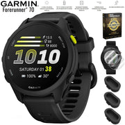 Garmin Forerunner 70 Black+26 Month Protection, Screen Protector and Dust Cover