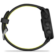 Garmin Forerunner 170 Black/Amp Yellow with Nylon Elastic Band Bundle
