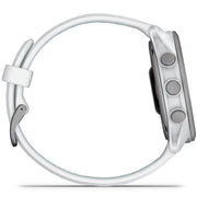 Garmin Forerunner 170 Whitestone/Cloud Blue with Nylon Elastic Band Bundle