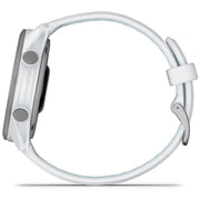 Garmin Forerunner 170 Whitestone/Cloud Blue with Nylon Elastic Band Bundle