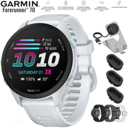 Garmin Forerunner 70 Whitestone with Nylon Elastic Band Bundle