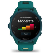 Garmin Forerunner 170 Music Teal Green/Citron with Nylon Elastic Band Bundle