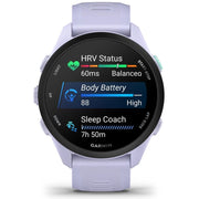 Garmin Forerunner 70 Cool Lavender with Nylon Elastic Band Bundle