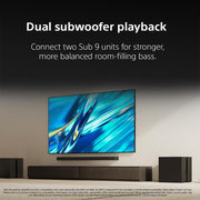Sony BRAVIA Theater Trio, Three-Unit System w/ BRAVIA Theater Sub 9 Bundle